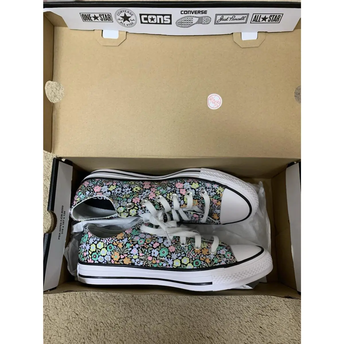 Converse shoes - Flowers - Flowers - Blue 4
