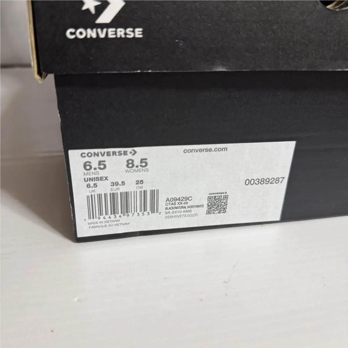 Converse shoes - Converse CTAS XX Hi - CTAS - A09429C - Black 1
