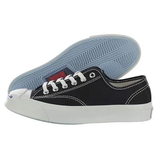 Converse Jack Purcell Signature OX Unisex Men SZ 4.5/WOMEN SZ 6 Shoes Black - Black/White -U30- 147560C