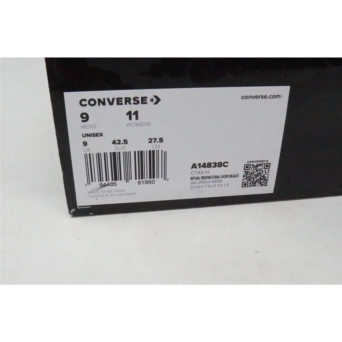 Converse shoes - Converse Chuck Taylor All Star - A14838C - Red 14