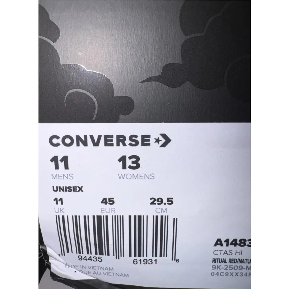 Converse shoes - Converse Chuck Taylor All Star Hi - A14838C - Red 5