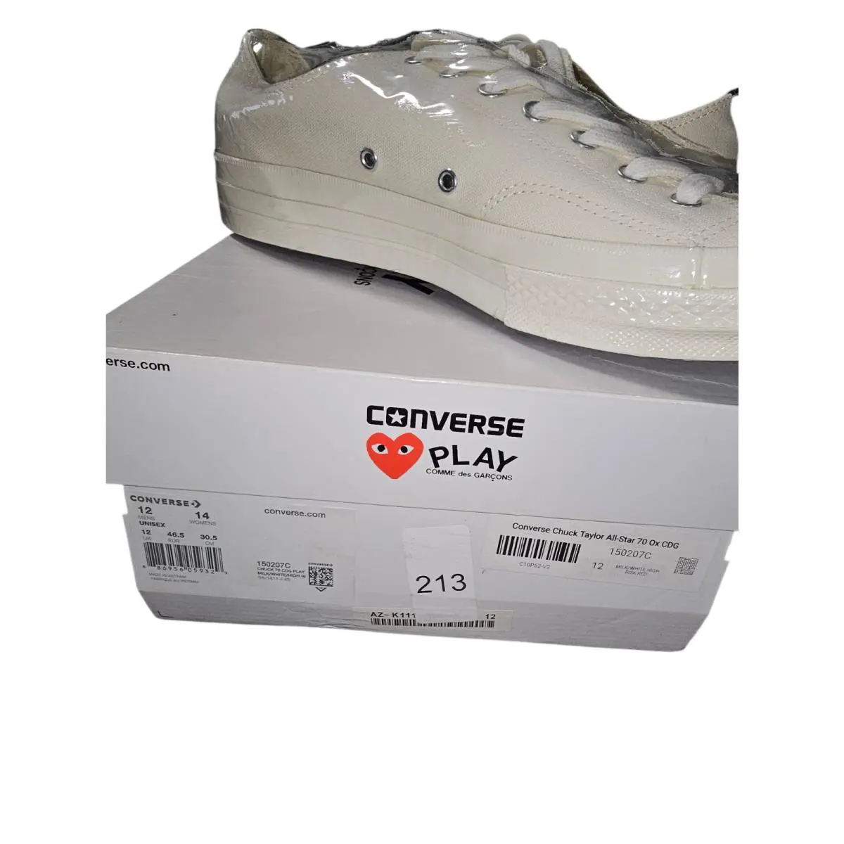 Converse shoes - Converse Chuck 70 OX - Chuck - 150207C - White 3