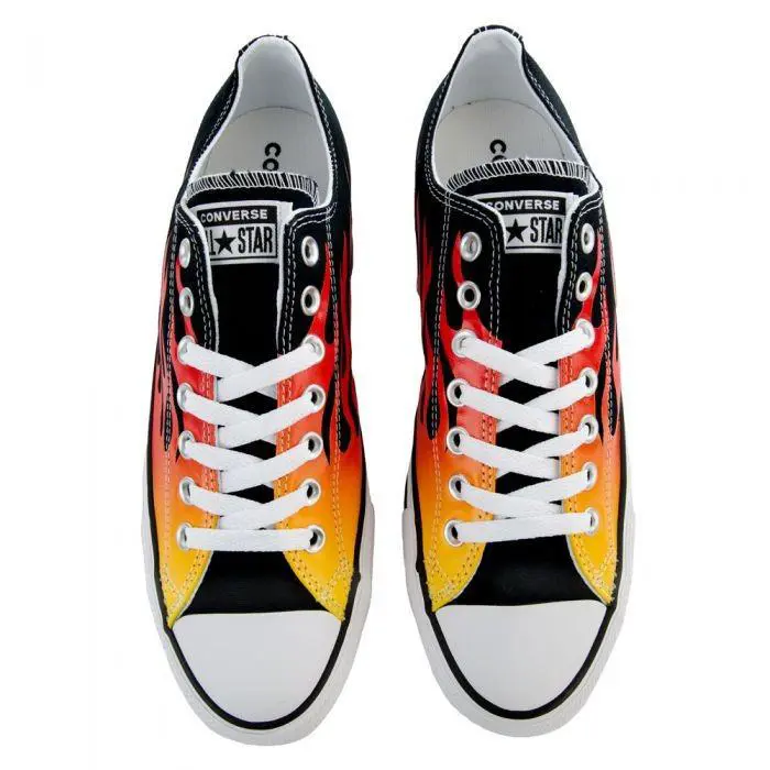 Converse shoes - Converse All Star - All Star - Black Fire Flame -U35- 166259F 3