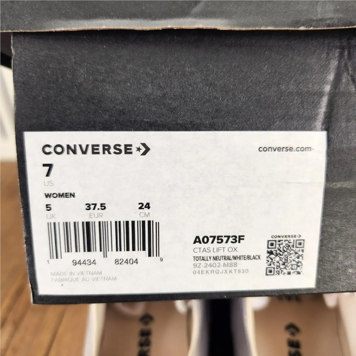 Converse shoes - Converse Chuck Taylor All Star Lift OX - A07573F - Gray 11
