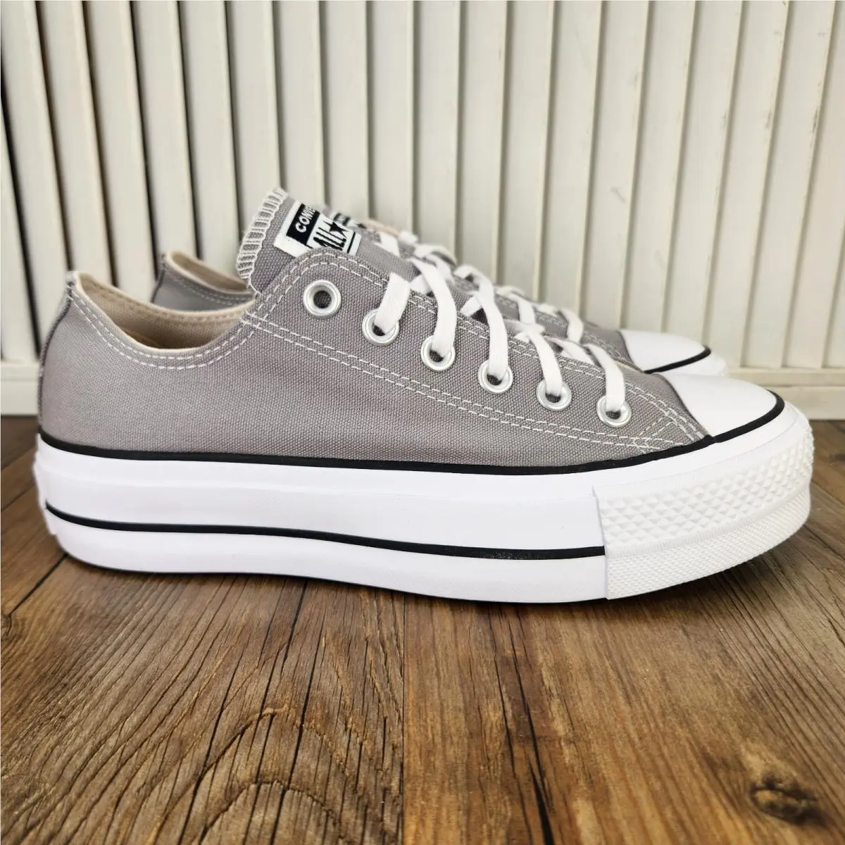 Converse shoes - Converse Chuck Taylor All Star Lift OX - A07573F - Gray 0