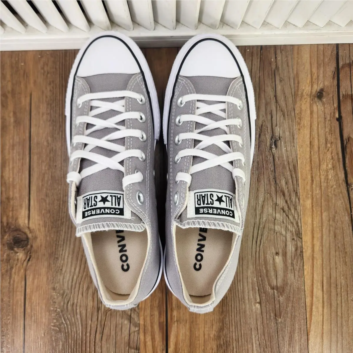 Converse shoes - Converse Chuck Taylor All Star Lift OX - A07573F - Gray 4