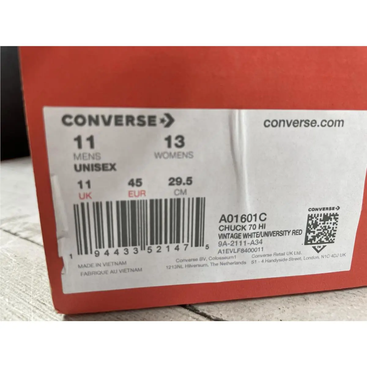 Converse shoes - Converse Chuck 70 Hi - Chuck - A01601C - White (UPC: 0194433521475) 10