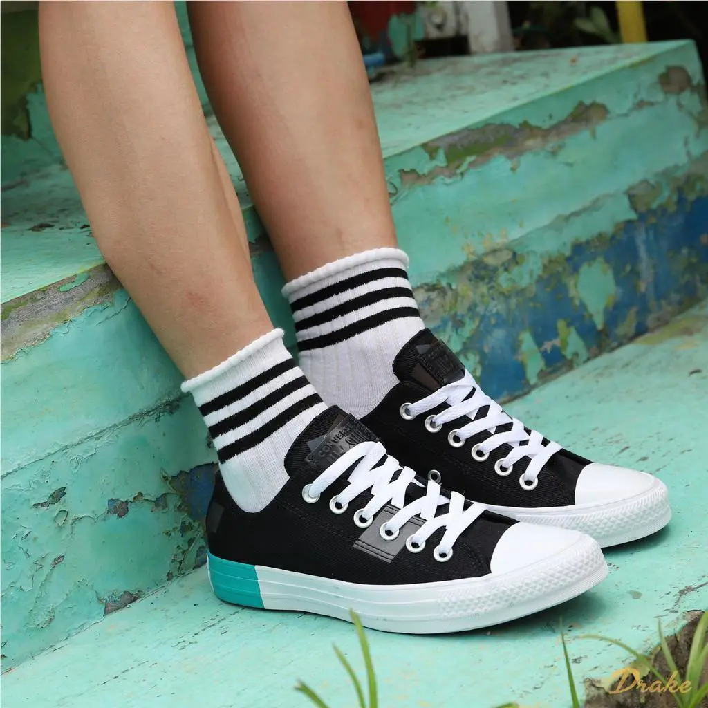 Converse shoes - BLACK/ENAMEL/RED/WHITE -U30- 165331F 7
