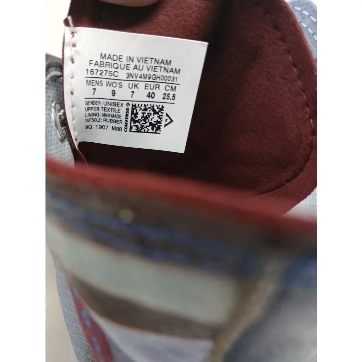 Converse shoes - Converse All Star Chuck Taylor Ox - 167275C - Multicolor (UPC: 888757682652) 11