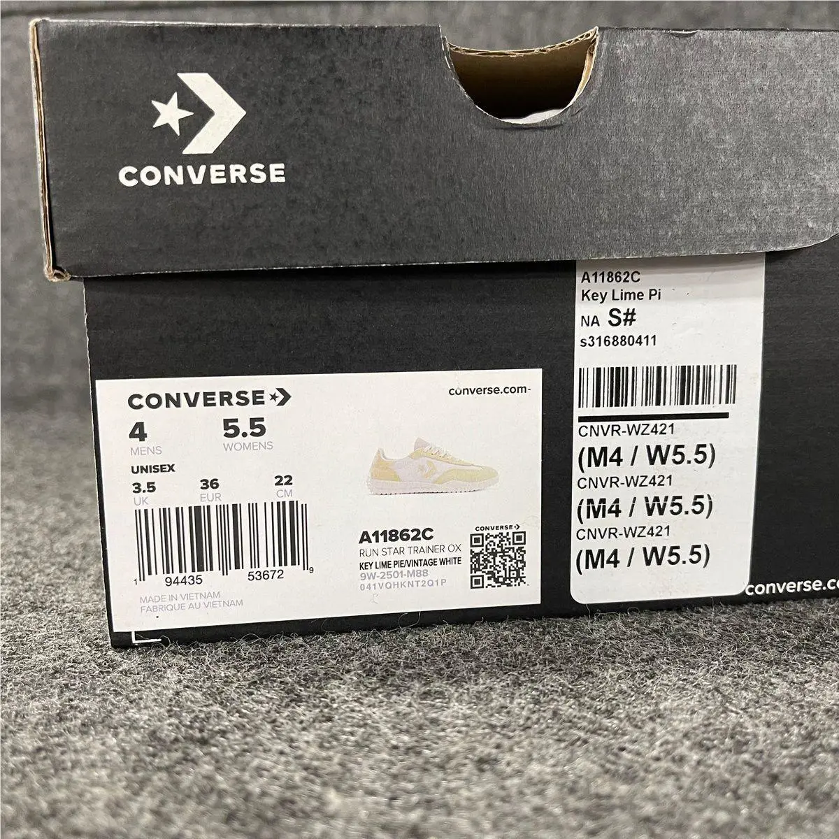 Converse shoes - vs-185400 - vs-185400 - White (UPC: 194435536729) 0