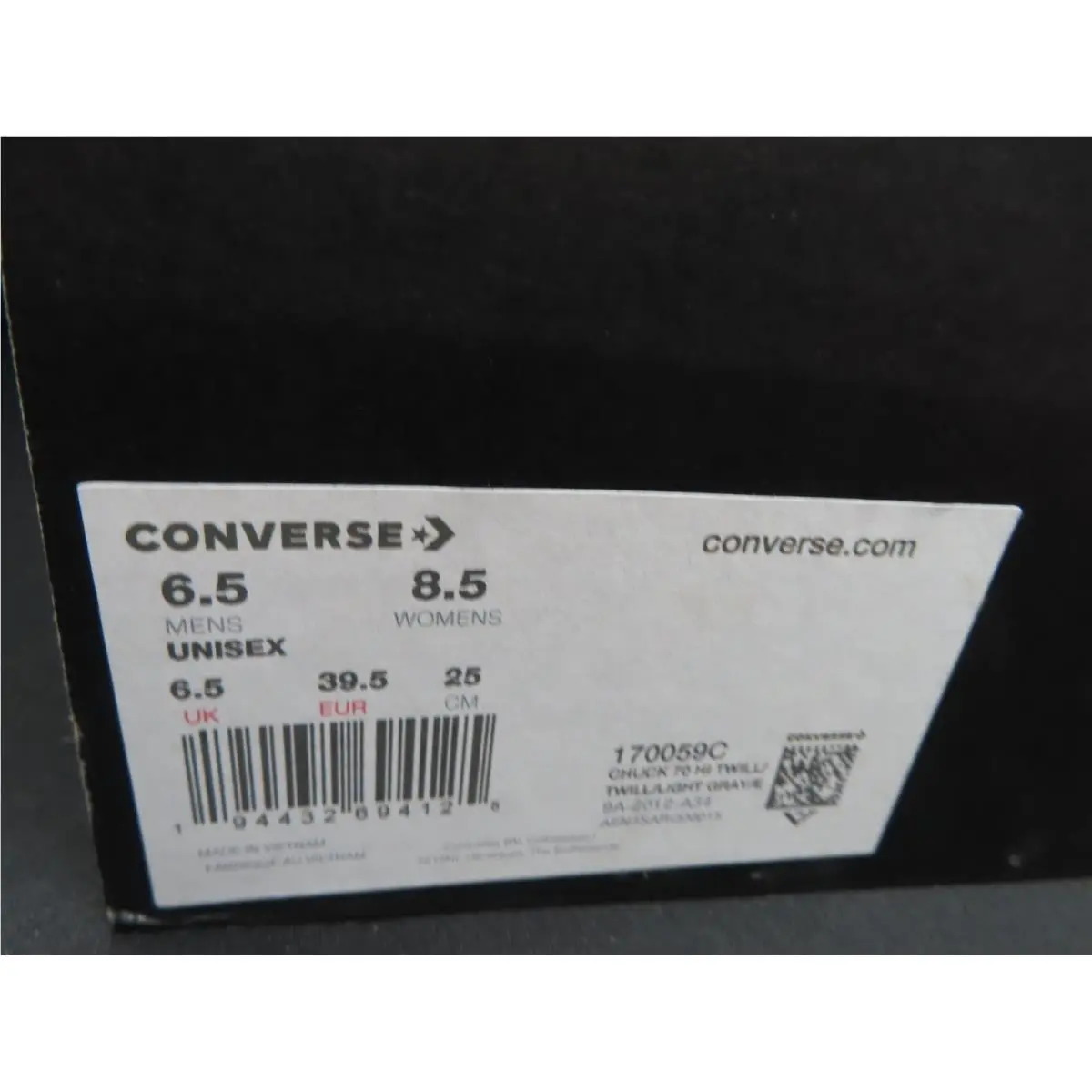 Converse shoes - High Top - High Top - 170059c - Gray (UPC: 0194432693999) 1