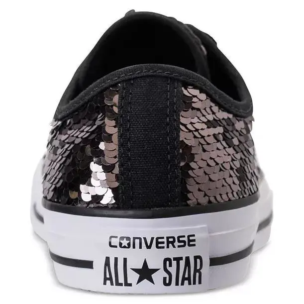 Converse shoes - Converse All Star Low - All Star Low - gunmetaln Metallic black -u30- 557988C 4