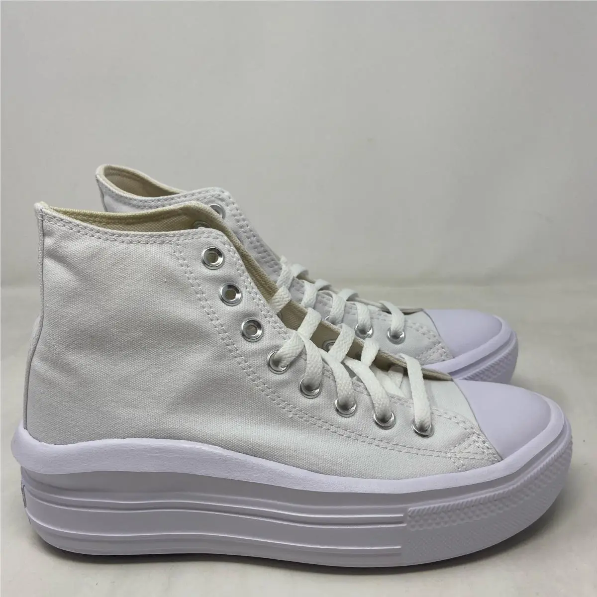 Converse Chuck Taylor All Star Move Hi White/black Womens 8.5
