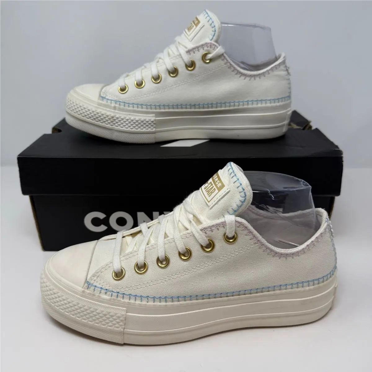 Converse shoes - Converse Chuck Taylor Lift OX - Cream 0