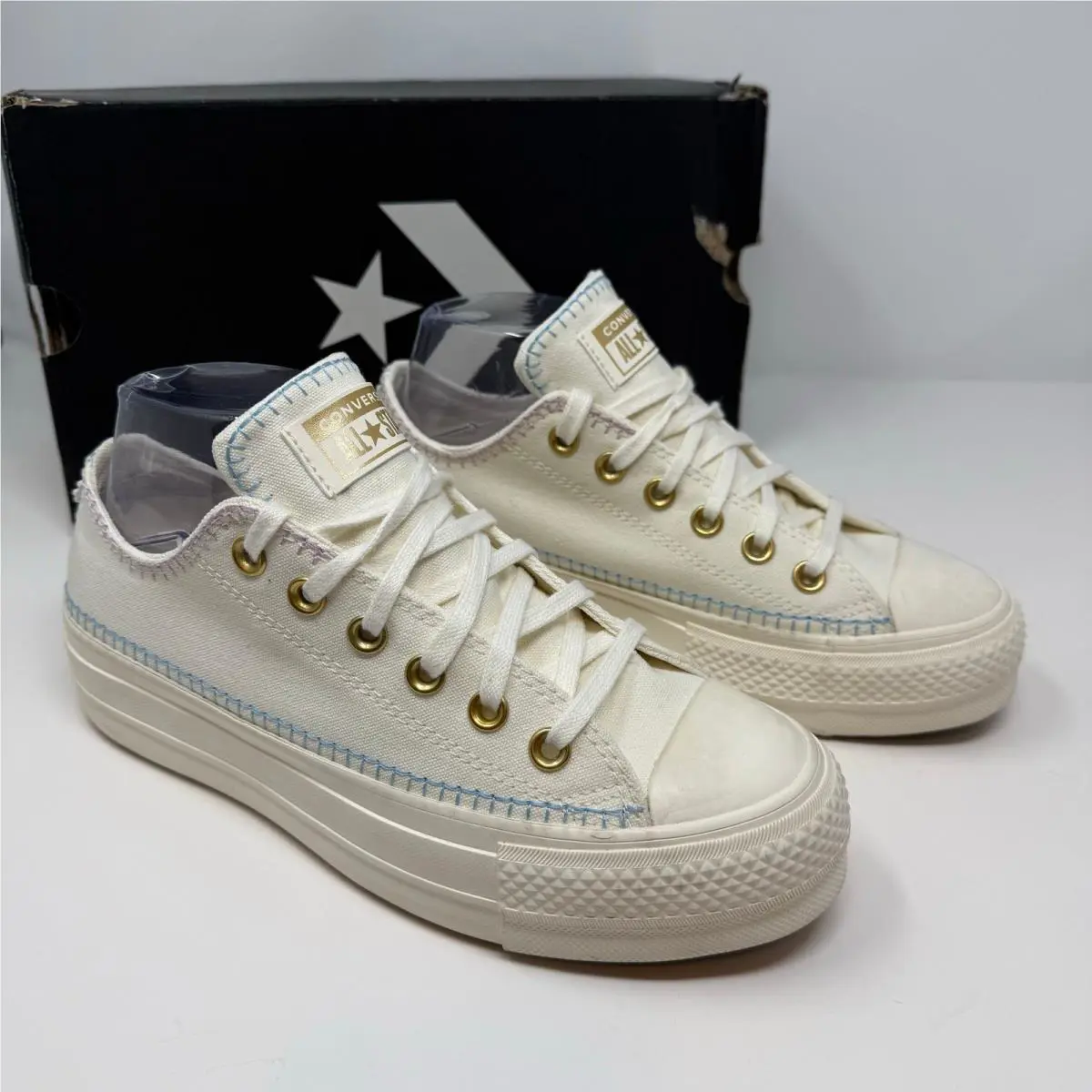 Converse shoes - Converse Chuck Taylor Lift OX - Cream 3