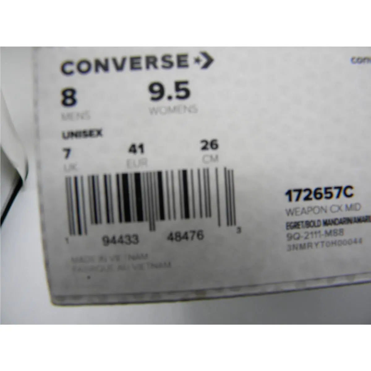 Converse shoes - Converse Weapon - Weapon - 172657C - Multicolor 3