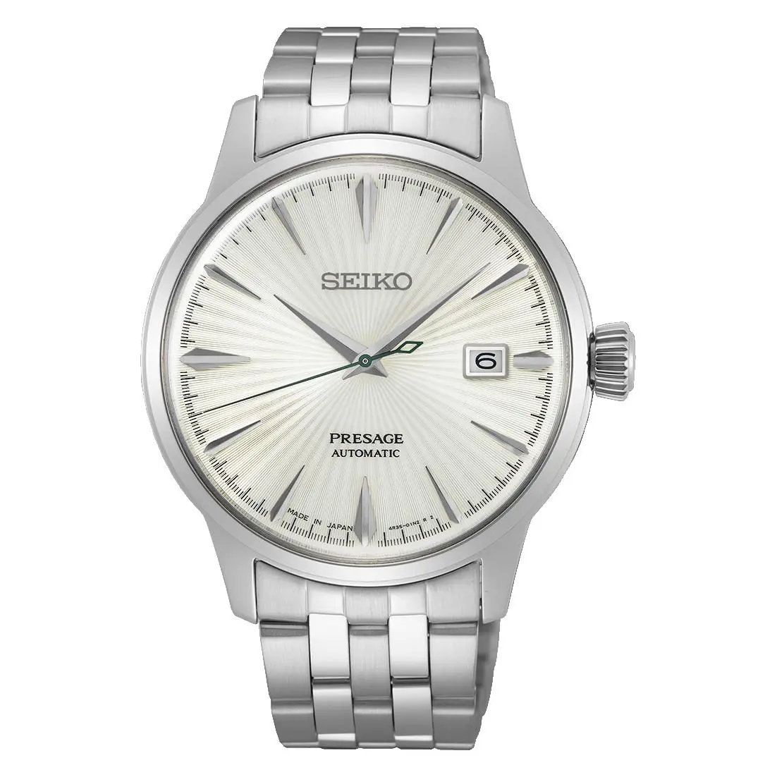Seiko Men`s Presage Automatic Silver Dial Watch - SRPG23J1