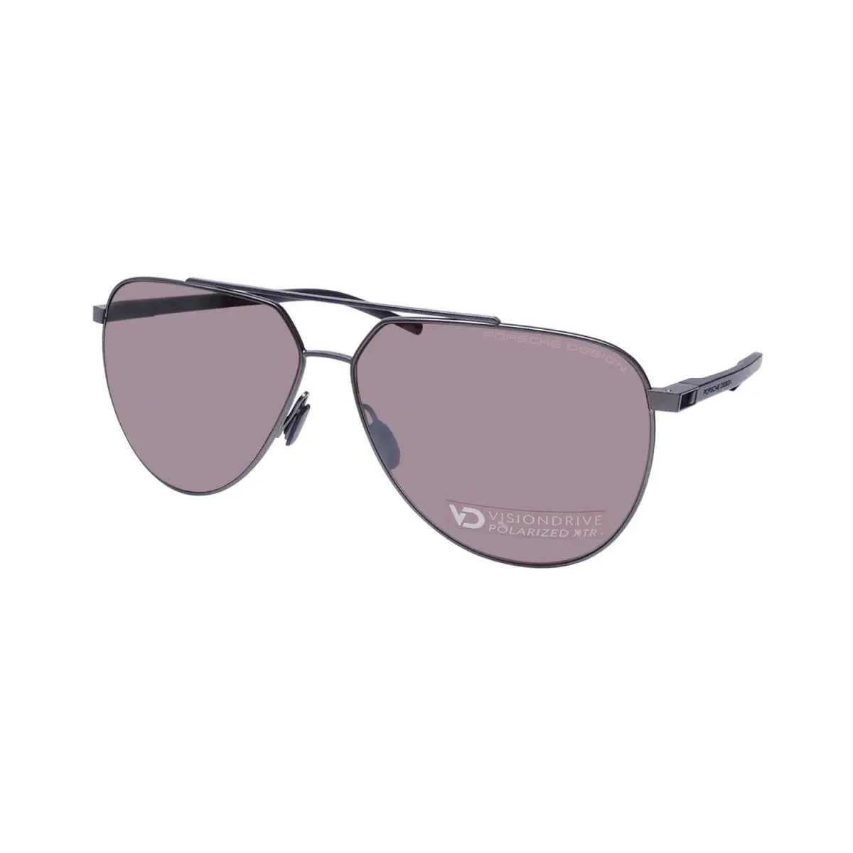 Design P8968 Polarized Lenses Sunglasses Luxury Designer Eyewear Gunmetal / Brown by Porsche