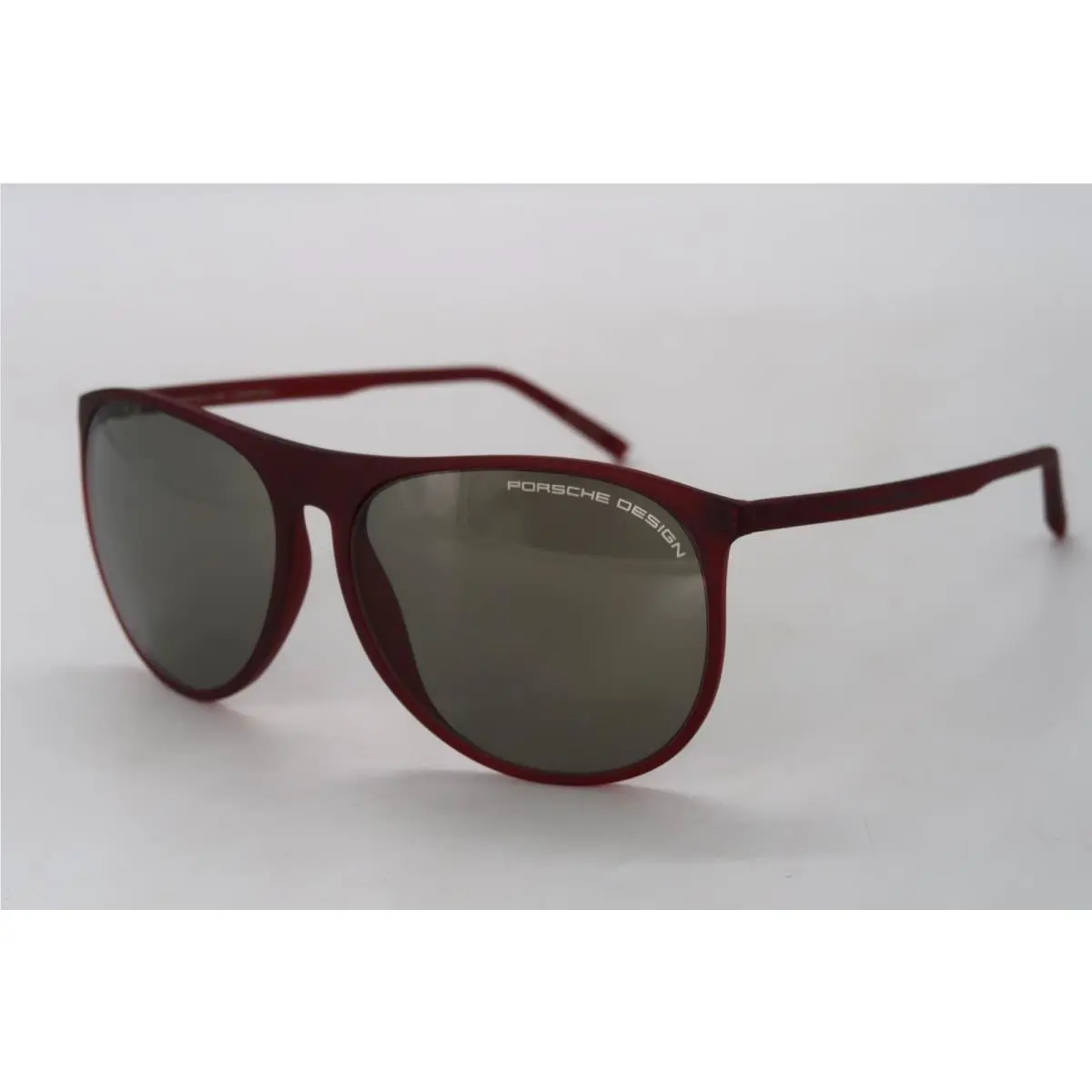 Porsche Design P8596 C Red Grey Pilot Sunglasses 58-15-140 mm Italy