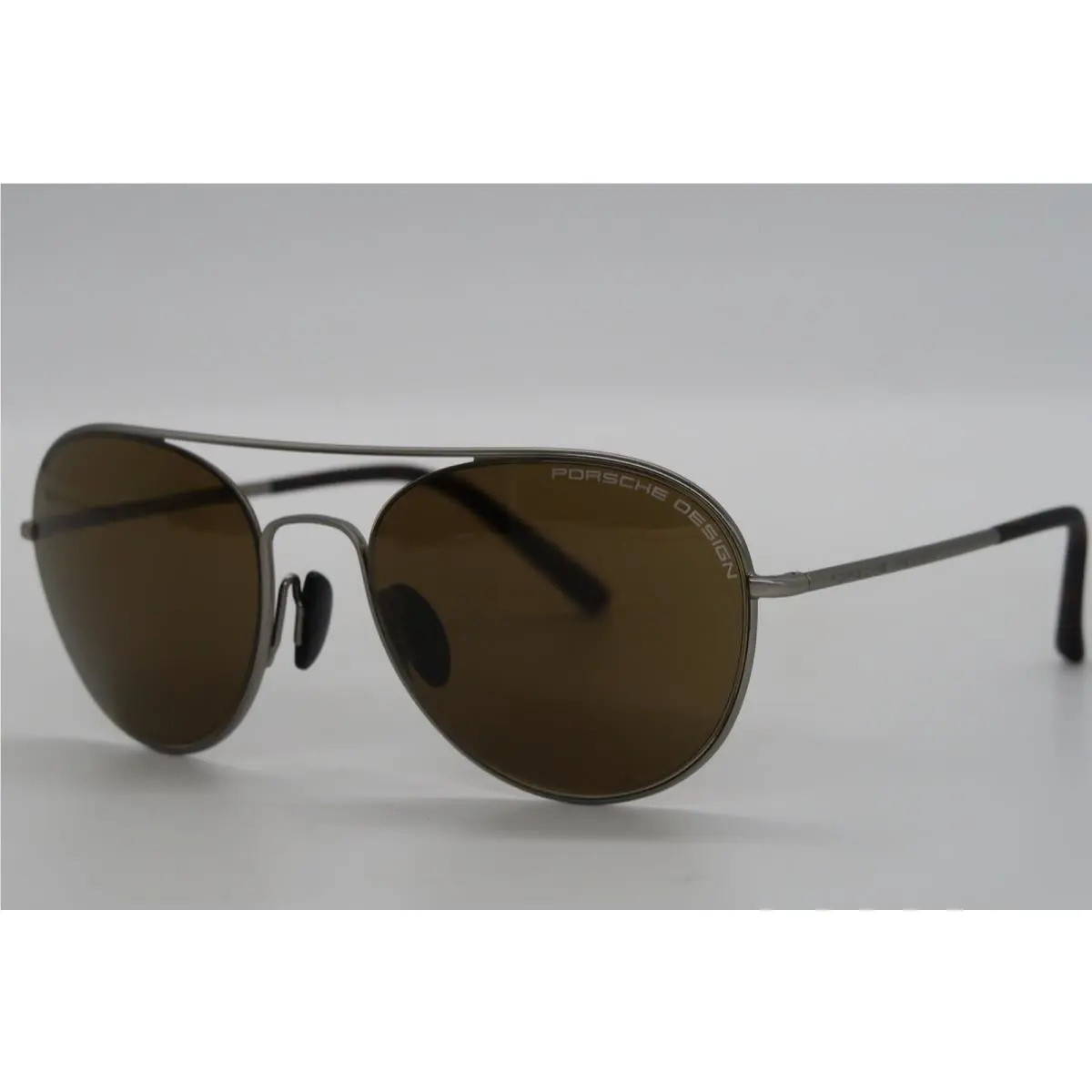 Porsche Design P8606-B Pilot Brown Mirror 88% CE3 Sunglasses 54mm Italy
