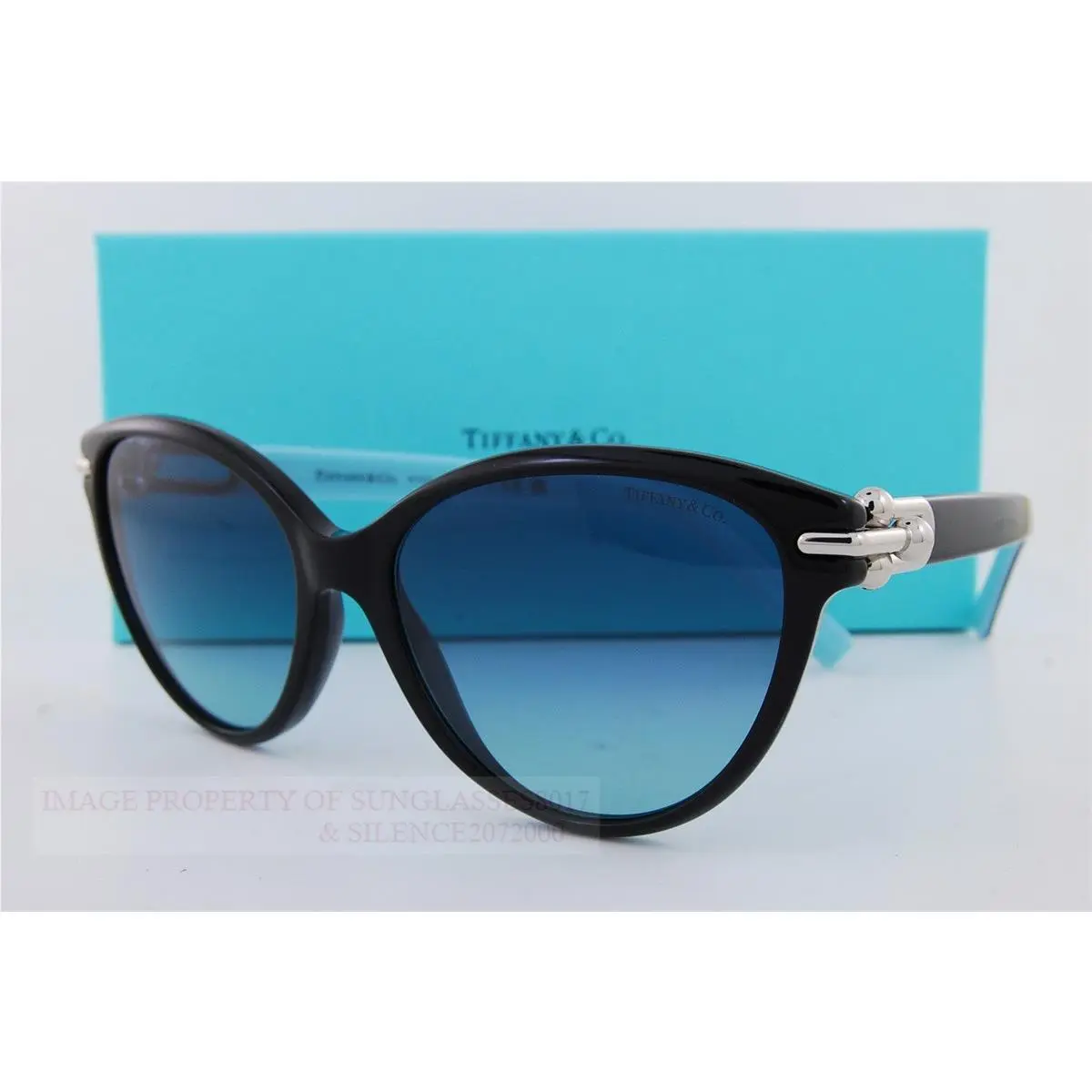 Tiffany Co. Sunglasses TF 4261 80559S Black/blue For Women by Tiffany & Co.