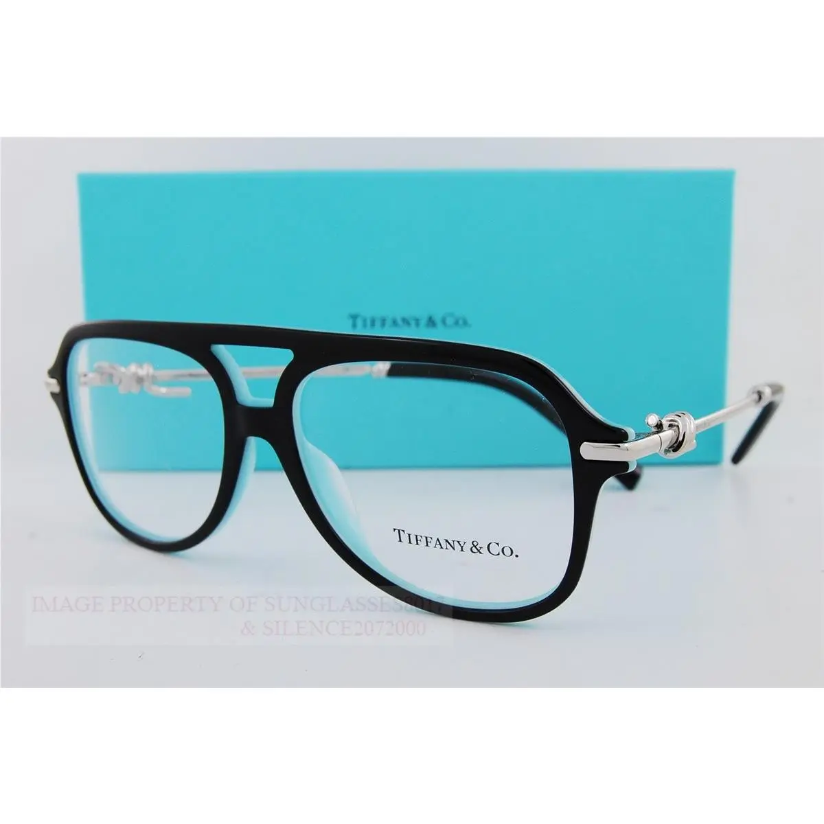 Tiffany Co. Eyeglass Frames TF 2283 8055 Black Size 54 For Women