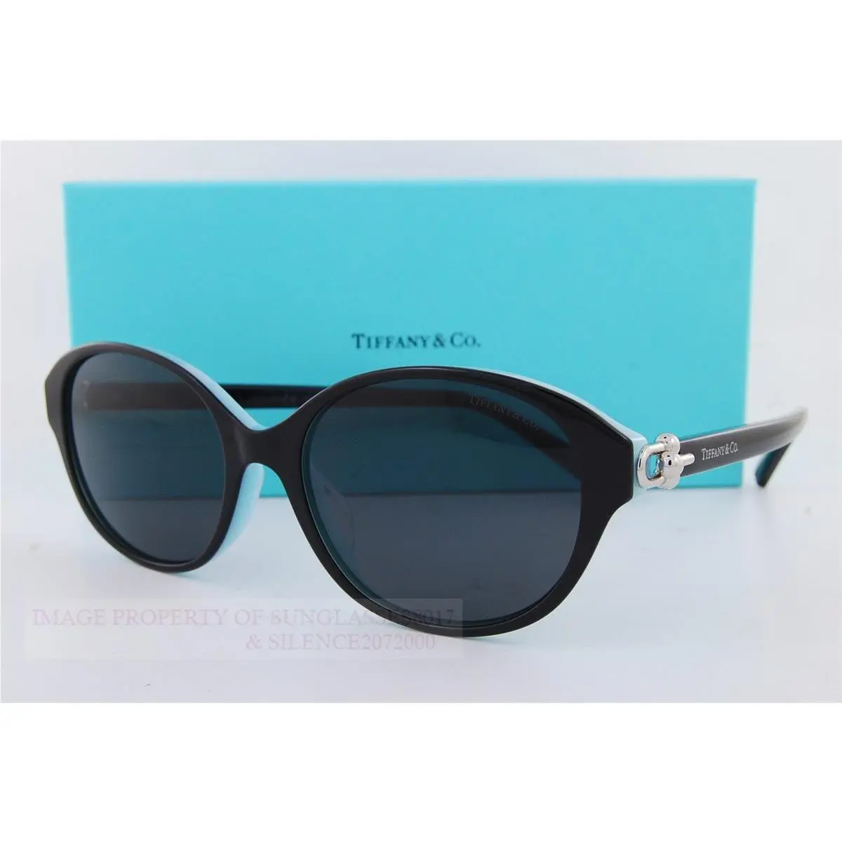 Tiffany Co. Sunglasses TF 4263D 8055S4 Black/blue/gray For Women by Tiffany & Co.