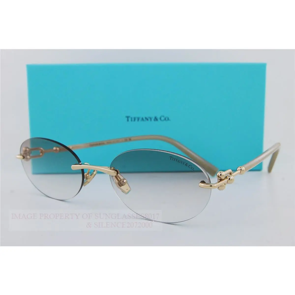 Tiffany Co. Sunglasses TF 3104D 617811 Gold/grey Gradient For Women