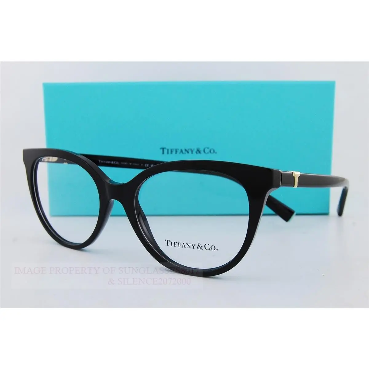 Tiffany Co. Eyeglass Frames TF 2277 8001 Black Size 51 For Women