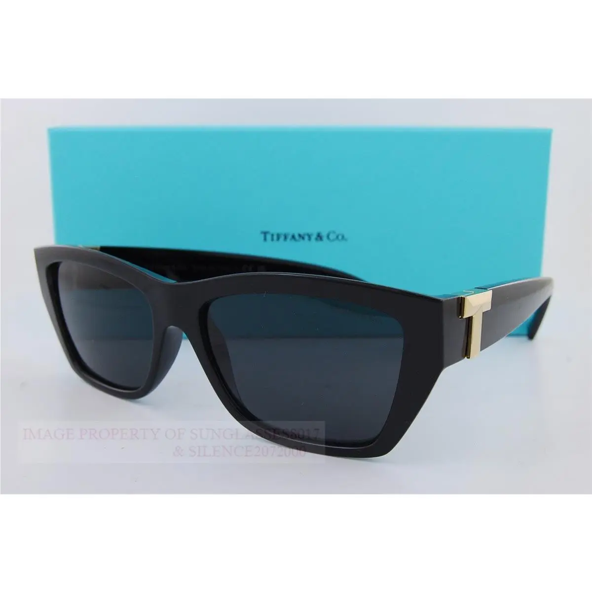 Tiffany Co. Sunglasses TF 4255U 8001S4 Black/dark Gray For Women by Tiffany & Co.