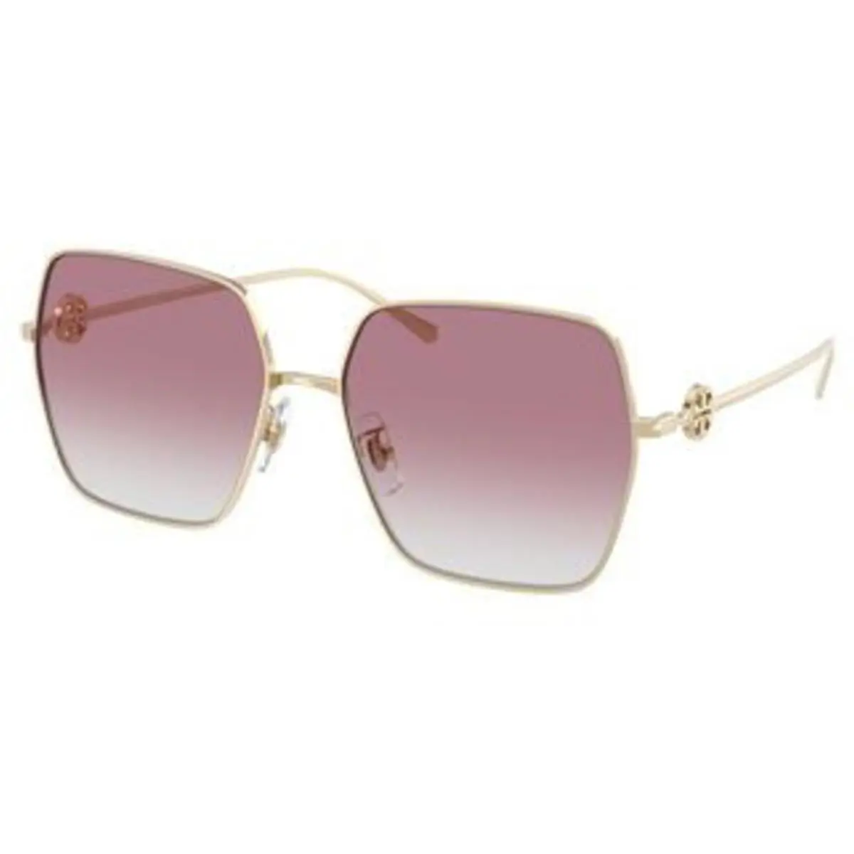 Tory Burch TY 6118 D Shiny Light Gold Grey Gradient Violet Polyamide Standard 3