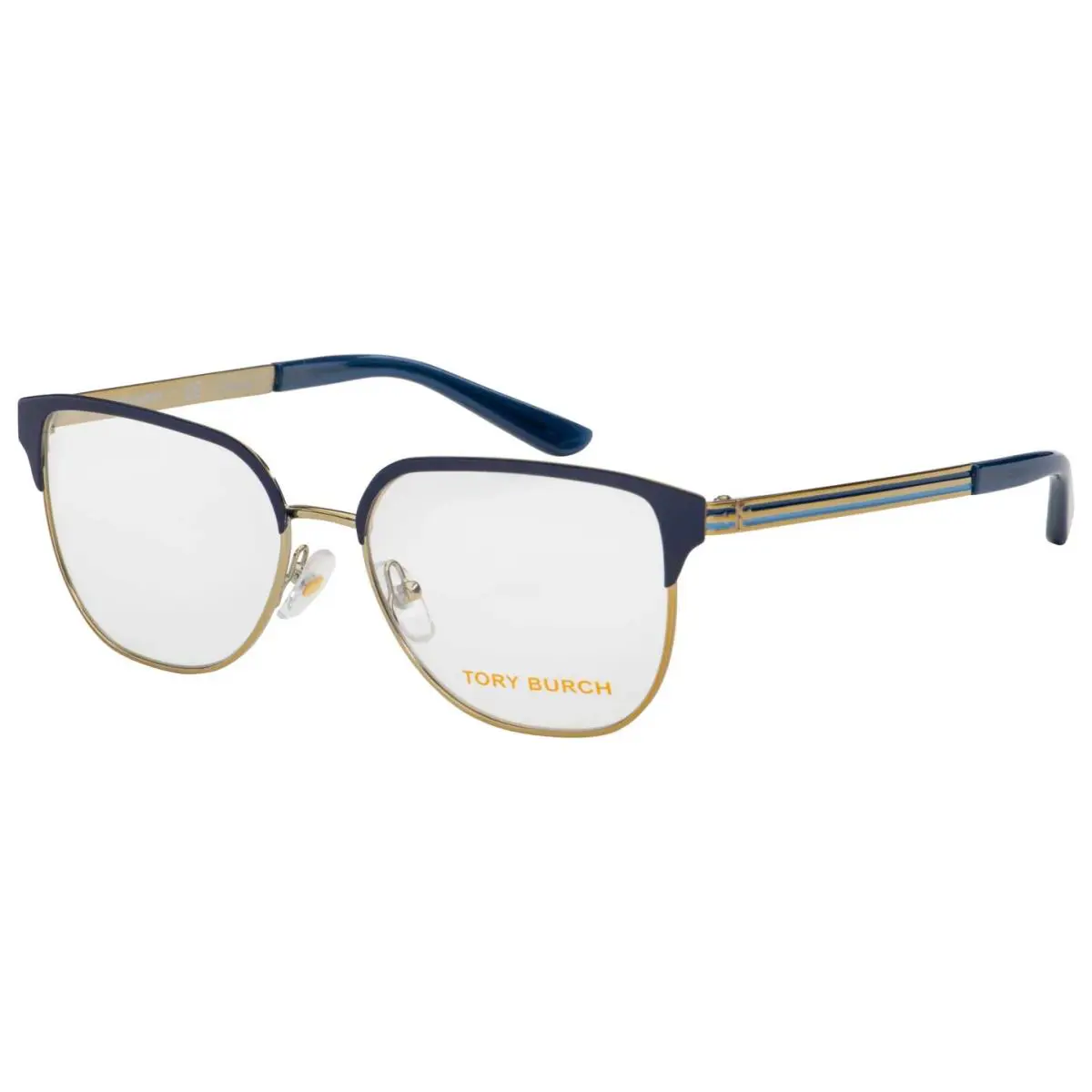 Tory Burch Eyeglasses Rx Frame w Case - TY1066 3293 - Blue/gold 52-15-140