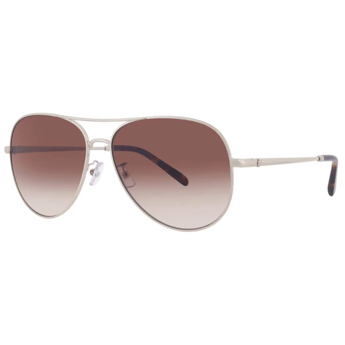 Tory Burch Brown Gradient Pilot Ladies Sunglasses TY6114 334613 60