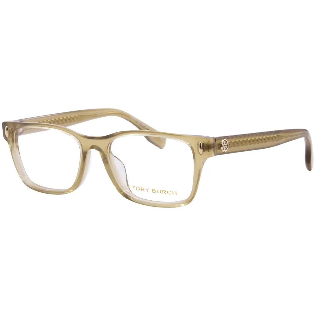 Tory Burch TY2151U 2006 Eyeglasses Women`s Transparent Green Full Rim 49mm