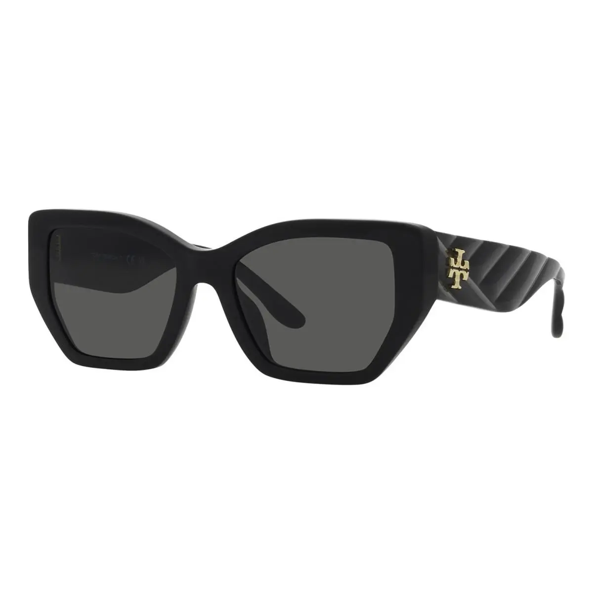 Women`s Black Geometric Square Sunglasses - TY7187U-170987-53 by Tory Burch