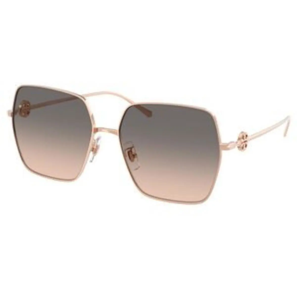 Tory Burch TY 6118 D Light Rose Gold Light Brown Gradient Grey Polyamide Standa