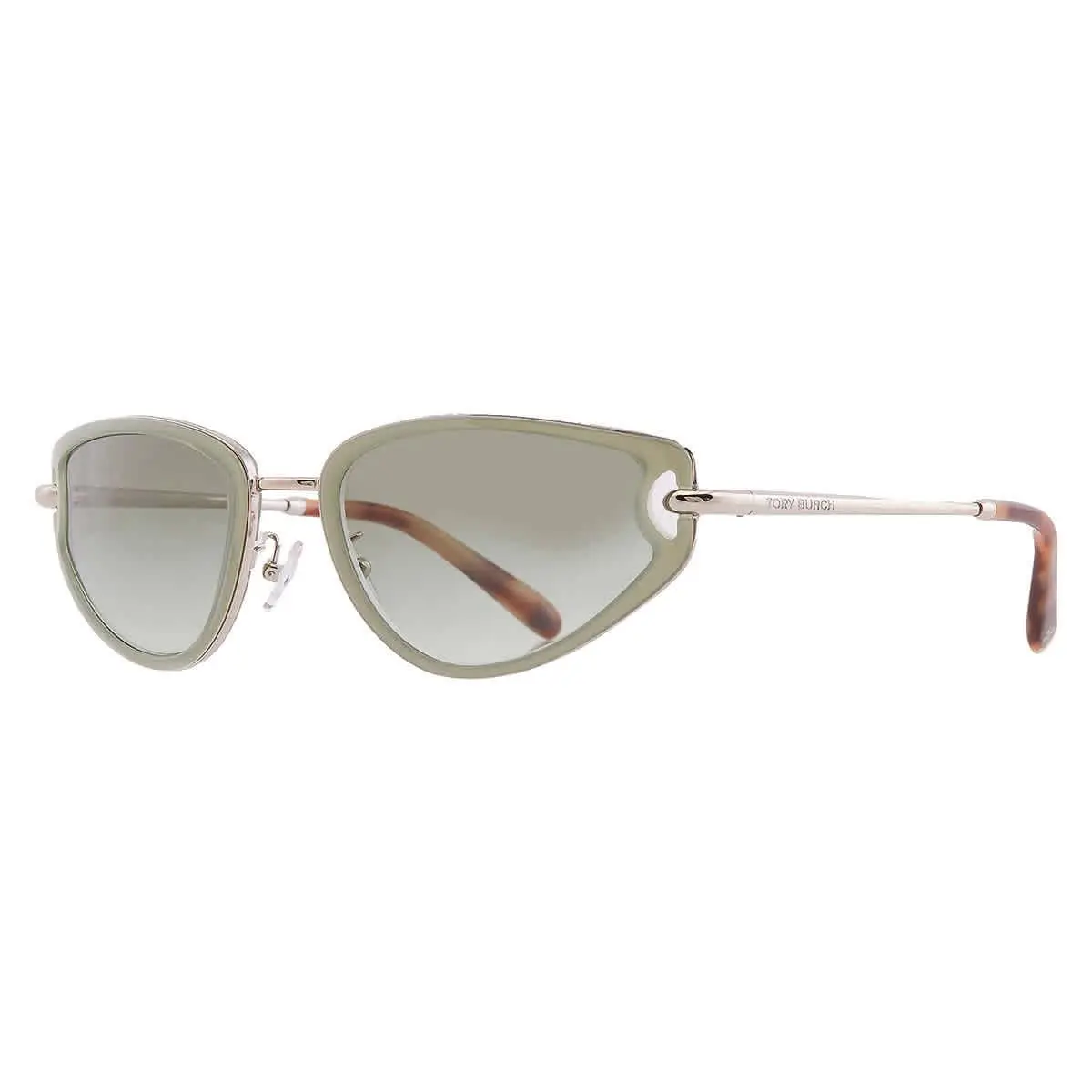 Tory Burch Green Gradient Cat Eye Ladies Sunglasses TY6115 33468E 57
