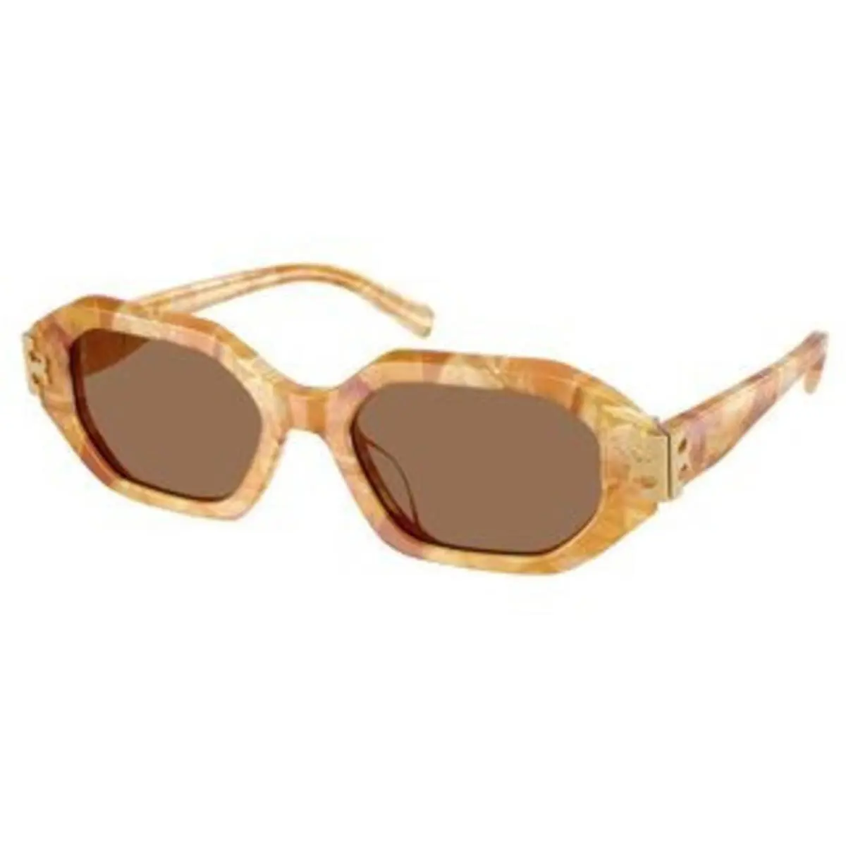 Tory Burch TY 7234 U Milky Pearl Amber Brown Polyamide Standard 207473 Sunglass