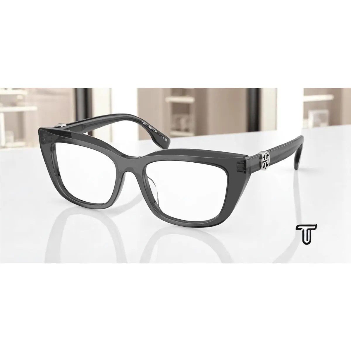 Tory Burch TY2158U 2019 Washed Black Demo Lens 51 mm Women`s Eyeglasses