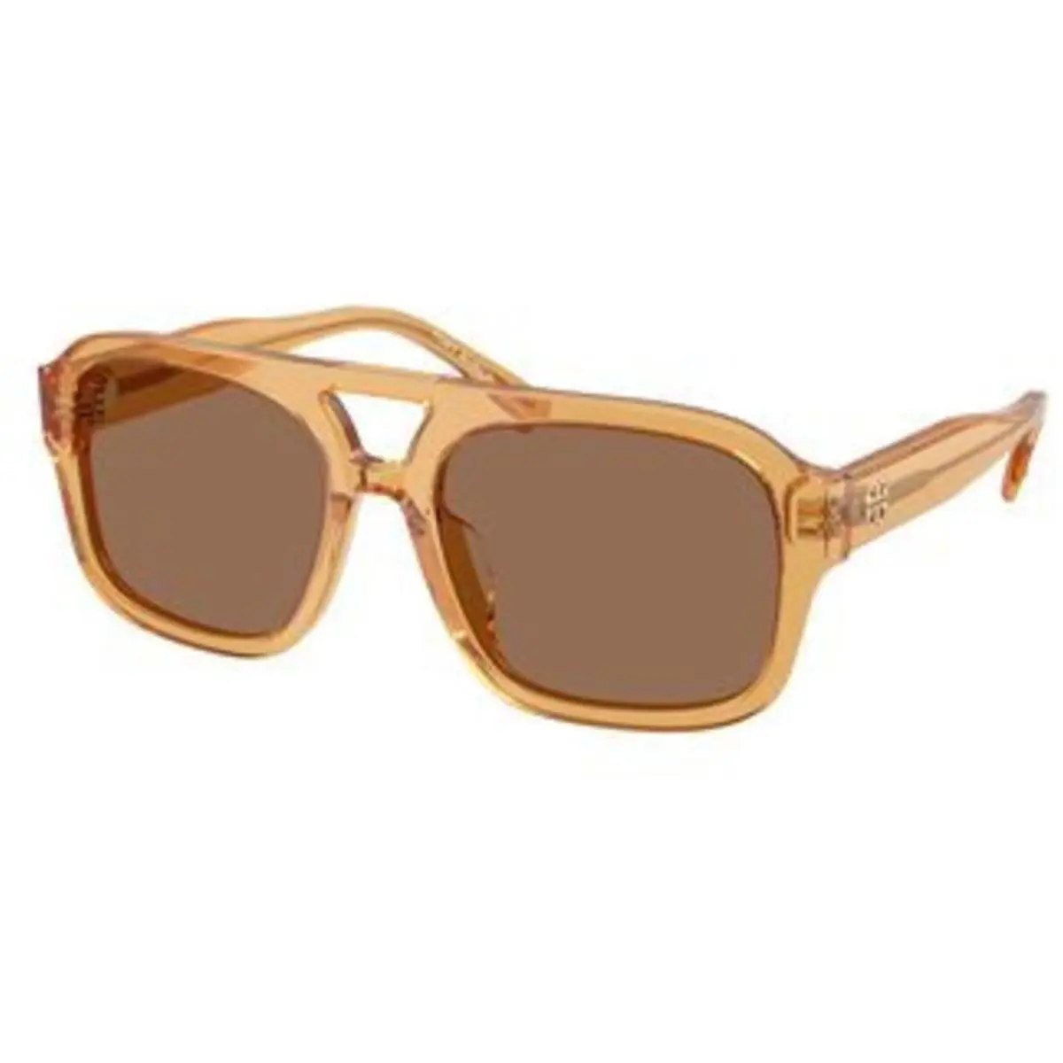 Tory Burch TY 7224 U Transparent Yellow Brown Solid Brown Polyamide Standard 20