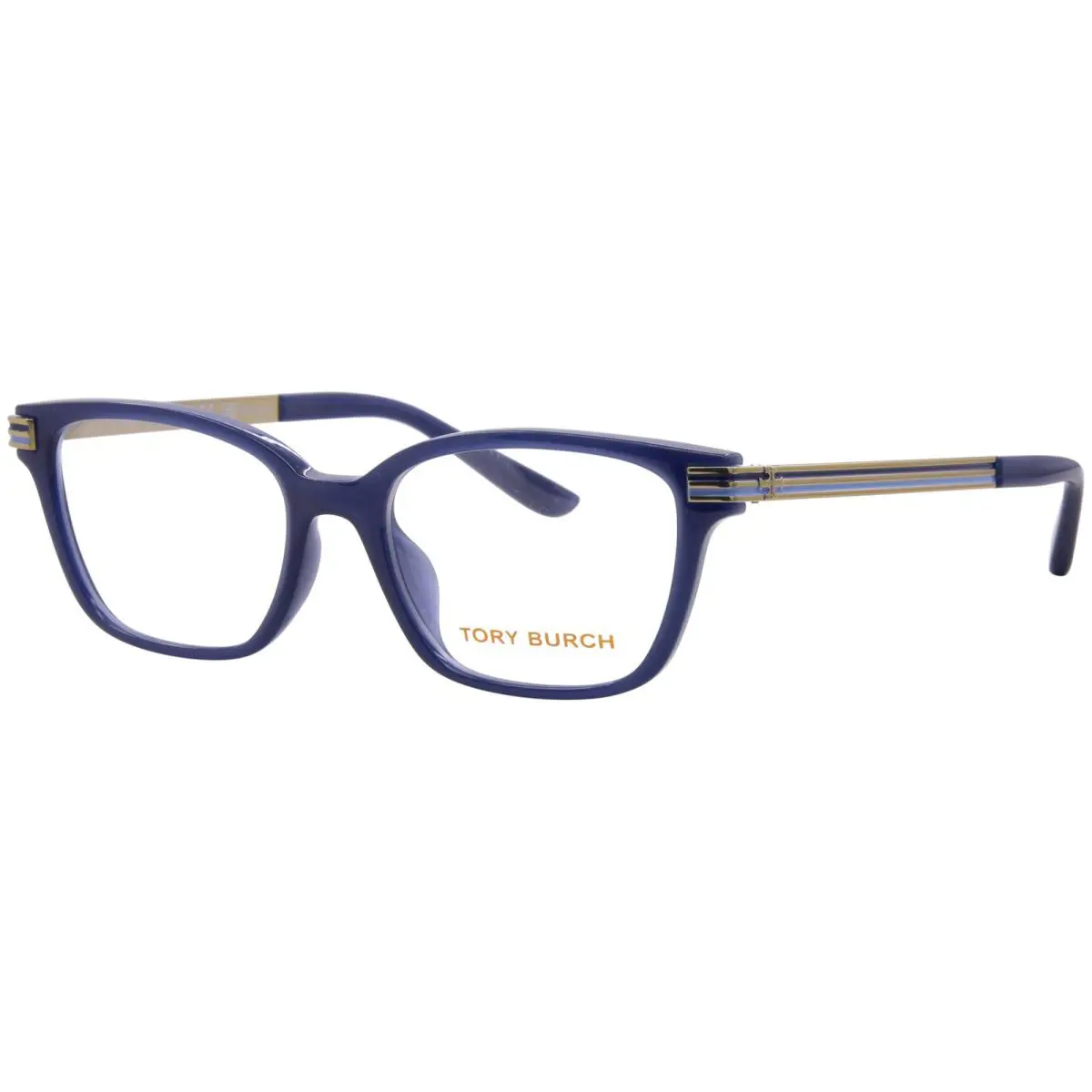 Tory Burch TY4007U 1832 Eyeglasses Women`s Navy Full Rim Rectangle Shape 49mm