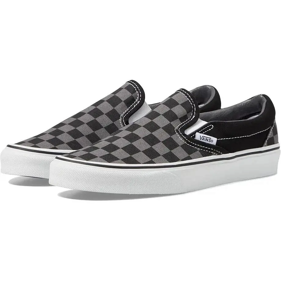 Vans shoes - VANS Classic Slip-On - Classic - Black Pewter Checkerboard 7