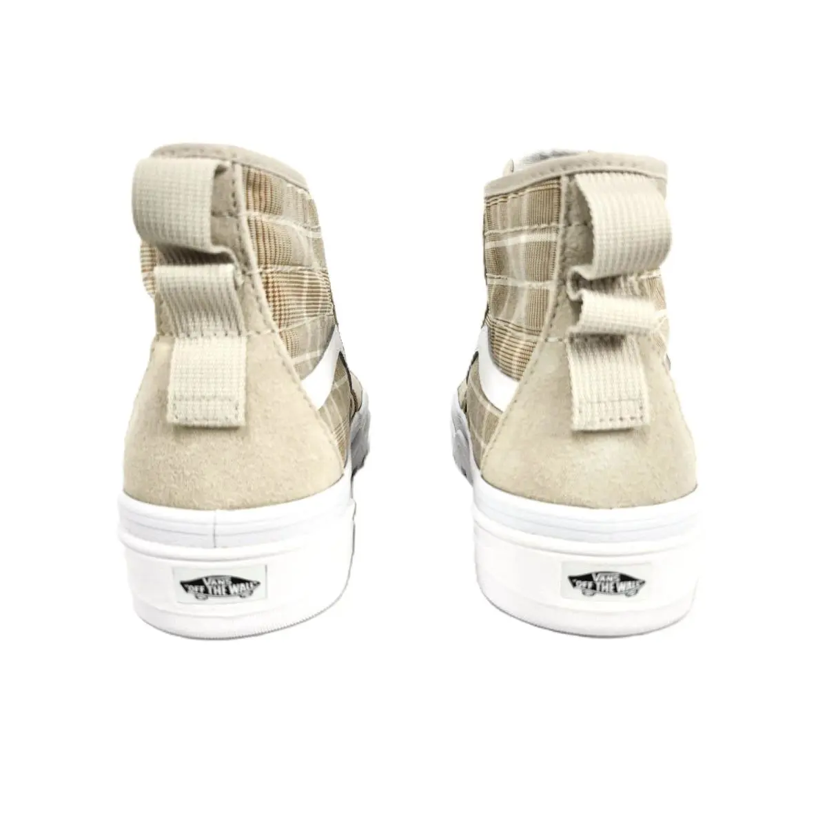 Vans shoes - Vans Sentry Sk8-Hi Plaid French Oak Sneakers - VN0A5KY5BLL - Beige 8