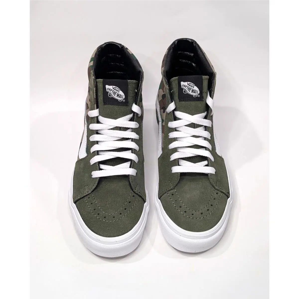 Vans shoes - Vans Sk8-Hi - VN0005U9Y33 - Olive/White 0