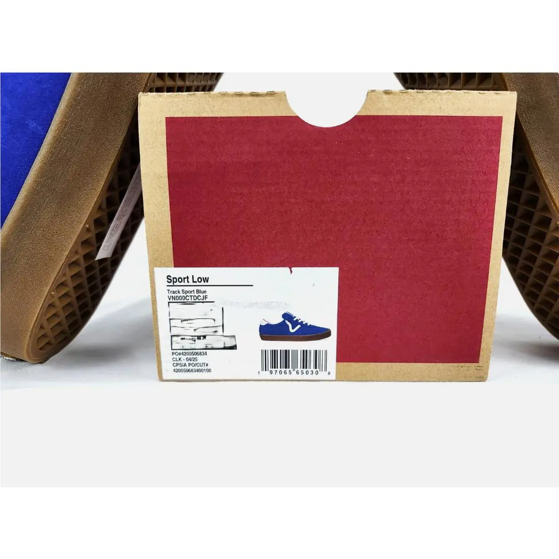 Vans shoes - Vans Sport Low - Sport Low - VN000CTDCJF - Blue White, Manufacturer`s: Track Sport Blue 13