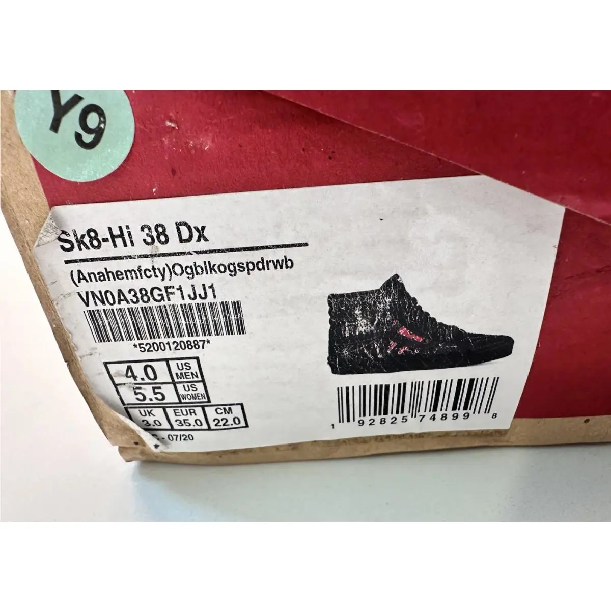 Vans shoes - Vans Sk8-Hi 38 DX - VN0A38GF1JJ - Black/Spider Web 5