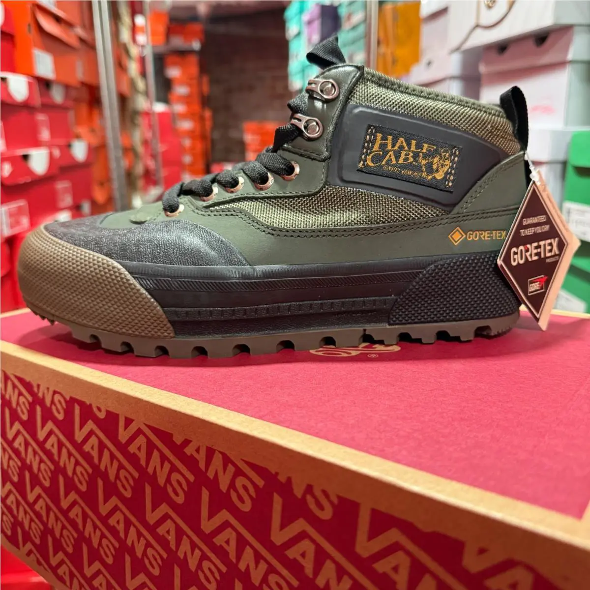 Vans shoes - VANS Half Cab - Half Cab - VN0009QWKEK - Green 6