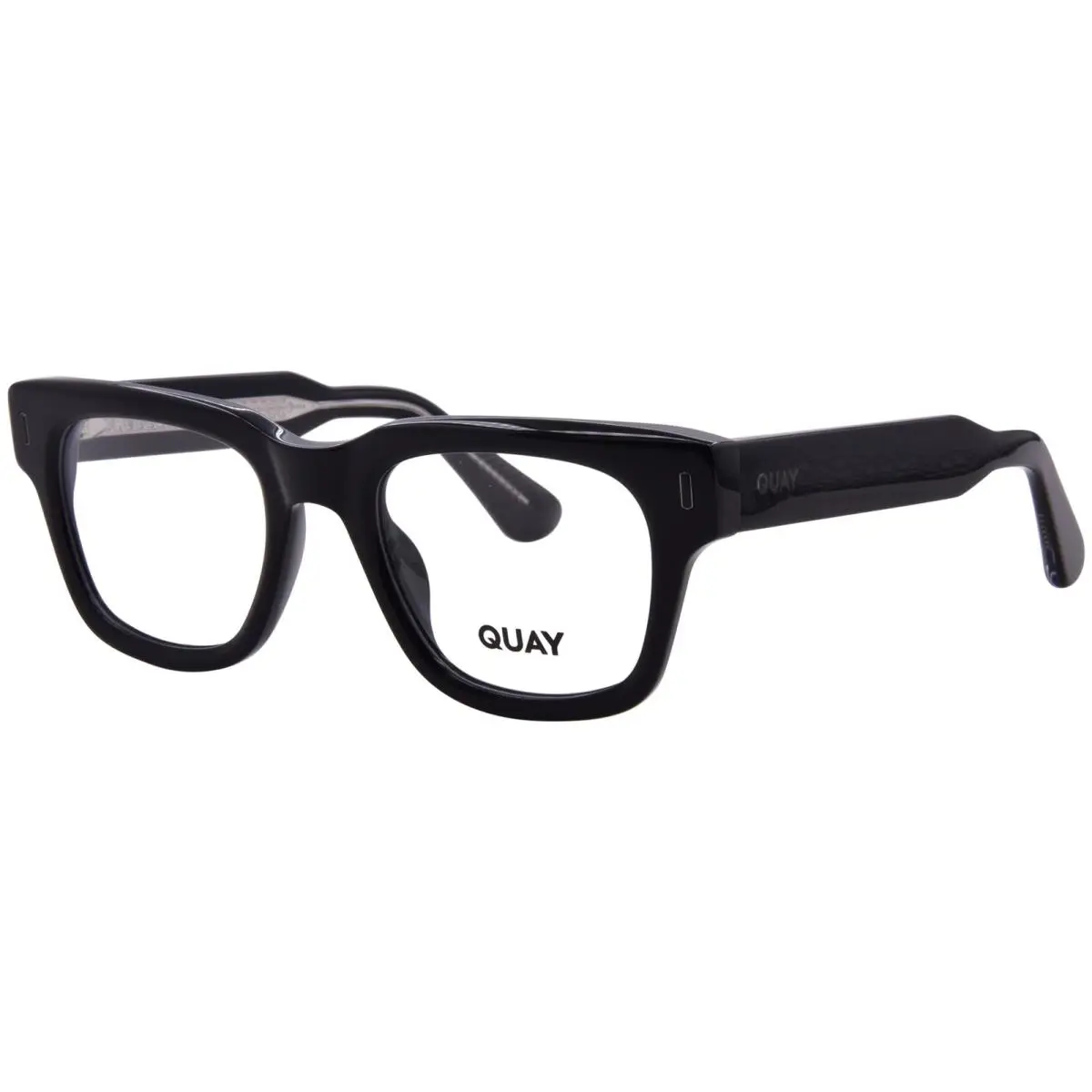 Quay Exec OG-OF-2712 Blk/rx Eyeglasses Men`s Black Full Rim Square Shape 50mm