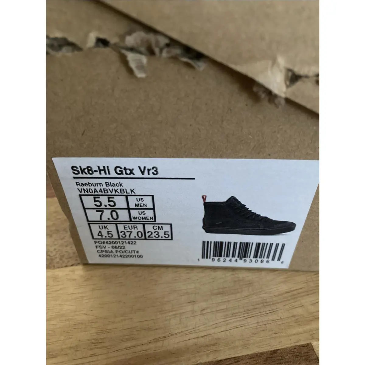 Vans shoes - VANS SK8 - Black 6
