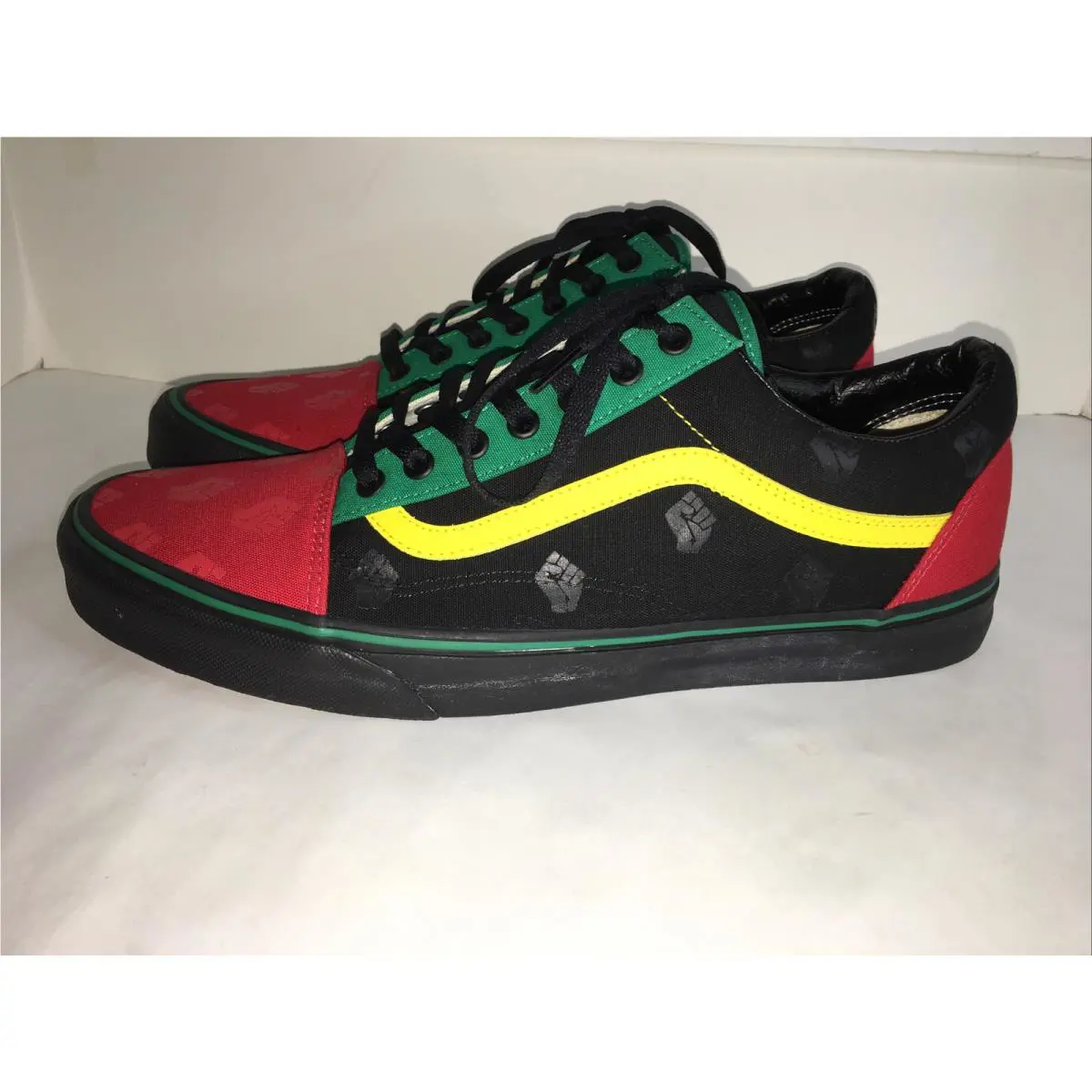 Vans shoes - VANS Off The Wall - Off The Wall - Red Black Yellow Green 5